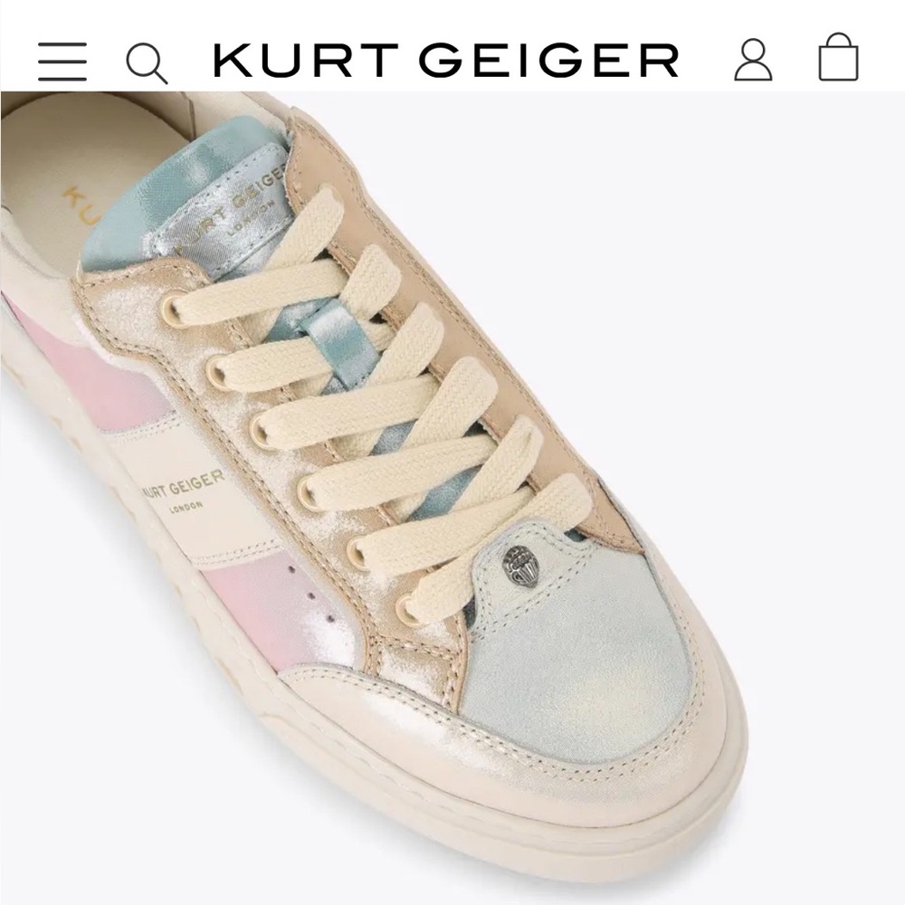 ⚠️ ISO Kurt Geiger Sneakers Size 8 ✨ NOT FOR SALE !! ⚠️ - Picture 3 of 4